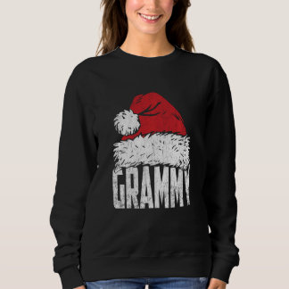 Sweatshirt Grammy Santa Chapeau Noël Famille Correspondant Py