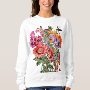 Sweatshirt Grand bouquet de Fleurs sauvages de prairie