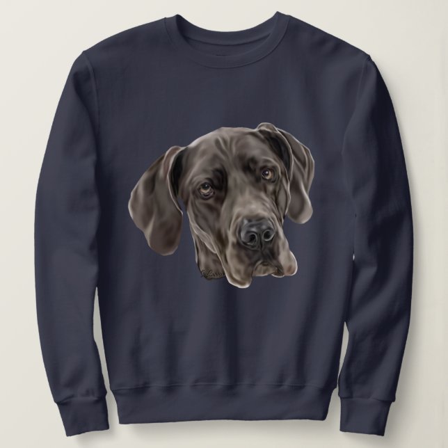 Sweatshirt Grand Chien Danois (Design devant)