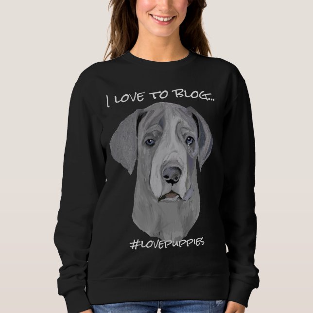 Sweatshirt Grand Chiot Dane (Devant)