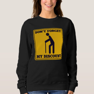 Sweatshirt Grand Citoyen Remise Personnes âgées Vieilles Pers