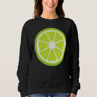 Sweatshirt Grand costume de citron vert tranché mignon facile