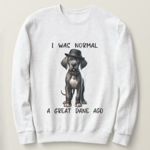 Sweatshirt Grand Danois chiot drôle 