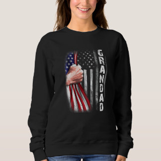 Sweatshirt Grand Drapeau Drapeau Mens Américain Grand Saut Gr