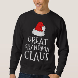 Sweatshirt Grand grand-mère Claus Noël Casquette de Noël jume
