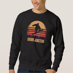 Sweatshirt Grand Junction Colorado Snowboard Extérieur Vinta