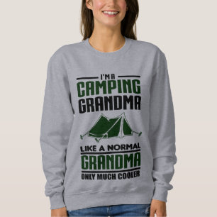 Sweatshirt Grand-maman de camping