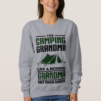 Sweatshirt Grand-maman de camping