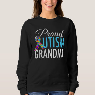 Sweatshirt Grand-maman fière d'autisme