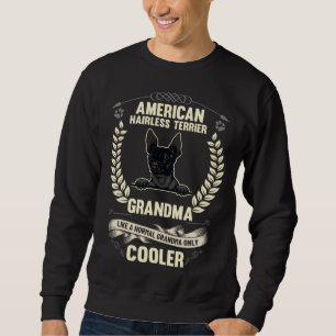Sweatshirt Grand-Mère Américaine Sans Cheveux Comme Un Gr Nor