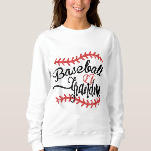 Sweatshirt Grand-mère de baseball fière