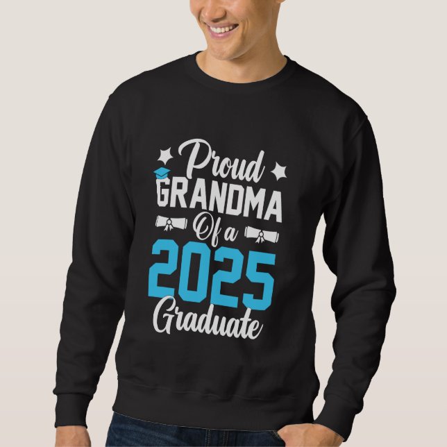 Sweatshirt Grand-mère Fière d'une classe de 2025 Grand-mère s (Devant)