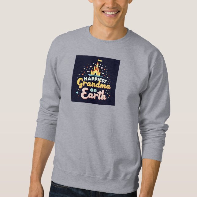 Sweatshirt Grand-mère la plus magique, Château d'Imaginaire (Devant)