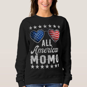 Sweatshirt Grand-Mère Le 4 Juillet Femmes Toutes Américaines