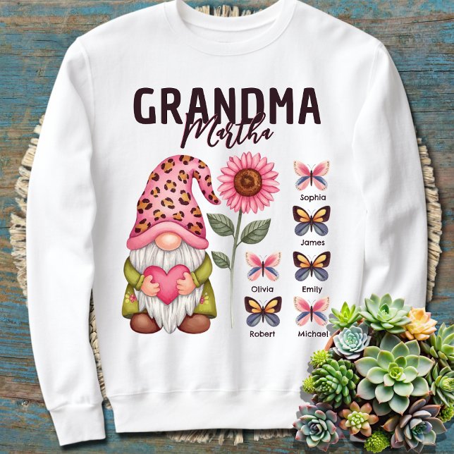 Sweatshirt grand-mère personnalisé avec les noms d (Créateur téléchargé)