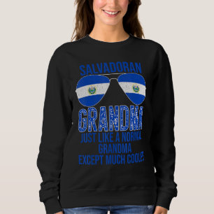 Sweatshirt Grand-mère salvadorienne El Salvador Lunettes de s