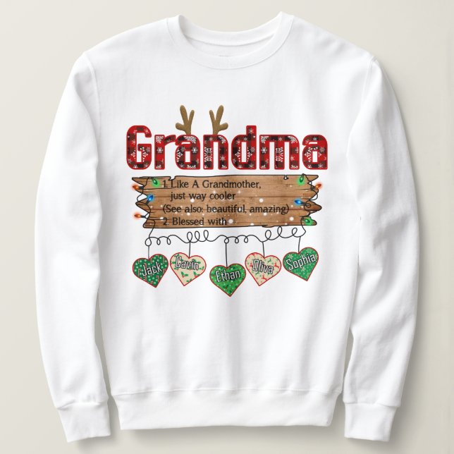 Sweatshirt Grand Noël (Design devant)