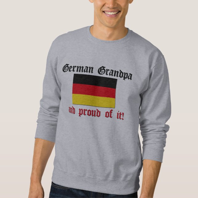 Sweatshirt Grand-papa allemand fier (Devant)