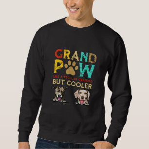 Sweatshirt Grand Paw Comme Un Grand-Père Régulier Mais Un Gra