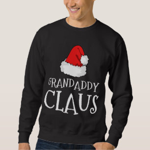 Sweatshirt Grand-père Claus Casquette de Noël Correspondant P