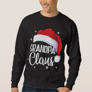 Sweatshirt Grand-père Claus Famille de Noël Correspondance Pa