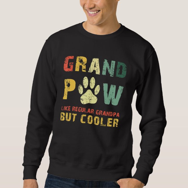 Sweatshirt Grand-Père Comme Un Grand-Père Régulier Mais Glaci (Devant)
