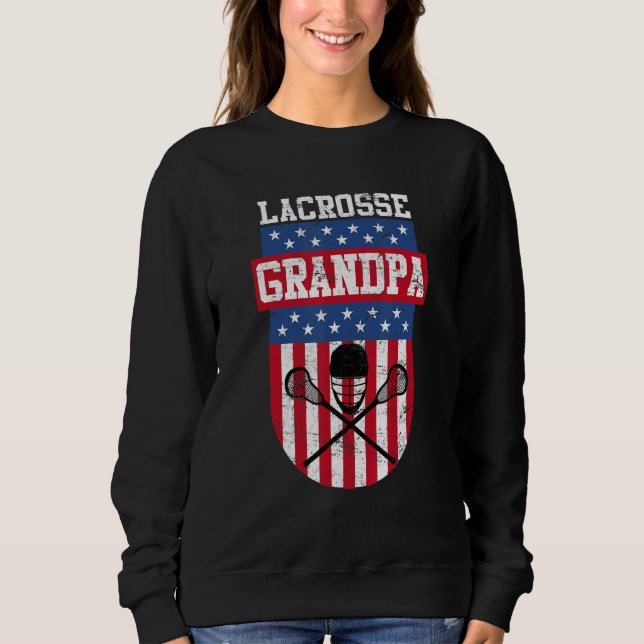 Sweatshirt Grand-père de Mens Lacrosse (Devant)