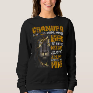 Sweatshirt Grand-Père Je Suis Là En Attendant De Garder Au