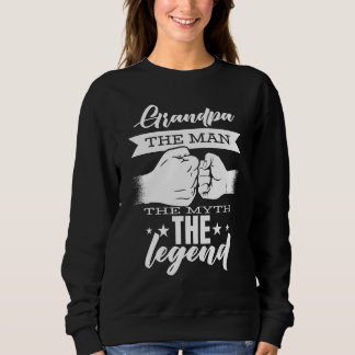 Sweatshirt Grand-père l'homme le mythe la légende