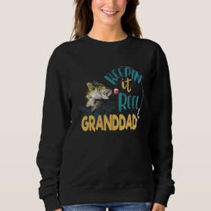 Sweatshirt Grand-père Mens Garder Il Reel Pêche Père Jour