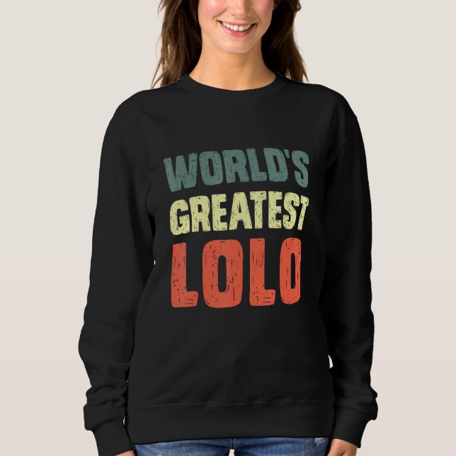 Sweatshirt Grand-père philippin présent - Mondes plus grands  (Devant)