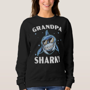 Sweatshirt Grand-père requin grand-père requin grand-parent