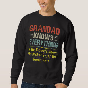 Sweatshirt Grand-Père Sait Tout