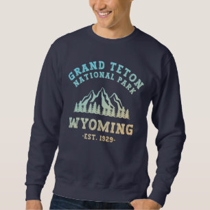 Sweatshirt Grand Teton National Park Wyoming USA Gradient