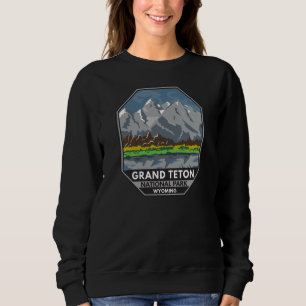 Sweatshirt Grand Teton National Park Wyoming Vintage 
