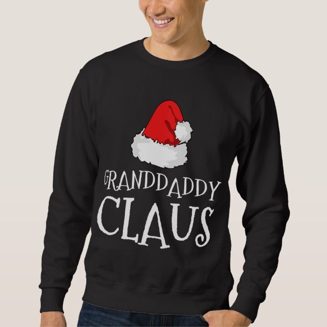 Sweatshirt Granddaddy Claus Noël Casquette Famille Matchi (Devant)