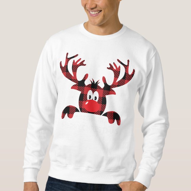 Sweatshirt Granddaughter Always be yourself Reindeer Santa Ha (Devant)