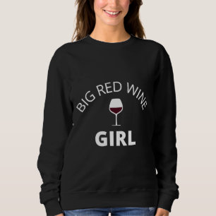 Sweatshirt Grande fille de vin rouge