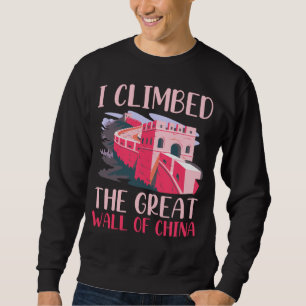 Sweatshirt Grande Muraille de Chine Climat et Hiker