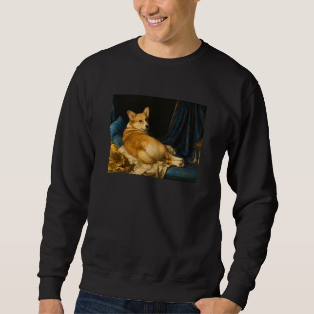 Sweatshirt Grande Odalisque Parodie de Peinture Classique Cor (Devant)