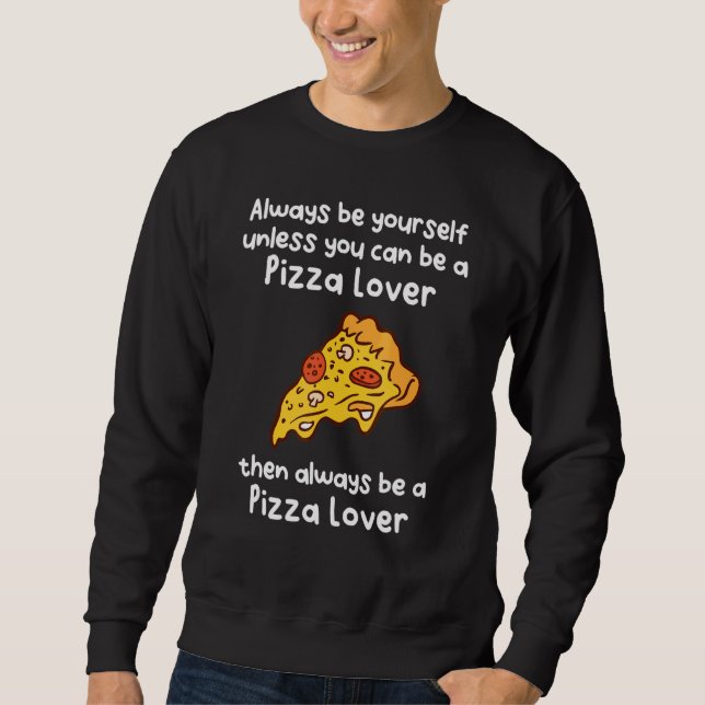 Sweatshirt Grande pizza (Devant)