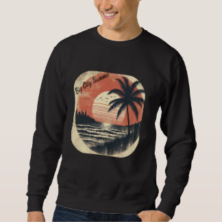 Sweatshirt Grande Ville Été Sunshine Beach Tropical Retro Vib