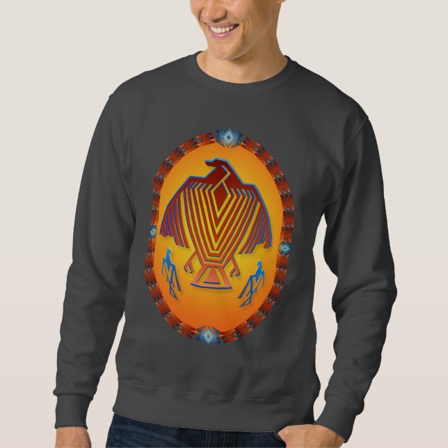 Sweatshirt Grandes chemises d'ovale de Thunderbird (Devant)