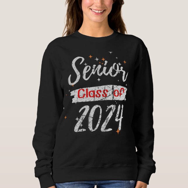 Sweatshirt Grandeur libérée Classe supérieure de 2024 Graduat (Devant)