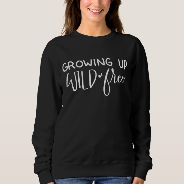 Sweatshirt Grandissement sauvage + gratuit (Devant)