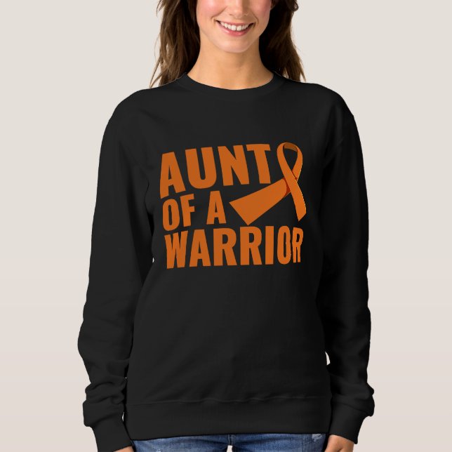 Sweatshirt Grandma Of A Warrior Multiple Sclerosis Awareness  (Devant)