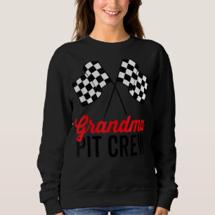 Sweatshirt Grandma Pit Crew accueille la course automobile An