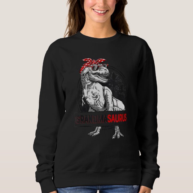 Sweatshirt Grandmasaurus Rex Dinosaur Grand-mère Saurus Mère (Devant)