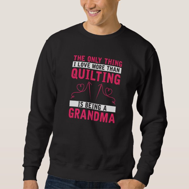 Sweatshirt Grandme de couture de matelot de couture de coutur (Devant)
