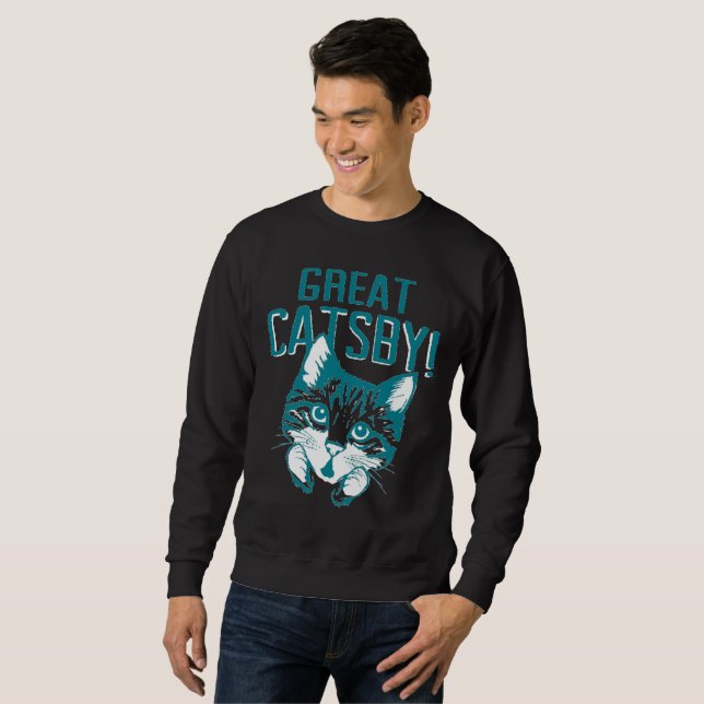 Sweatshirt Grands chats byi (Devant entier)